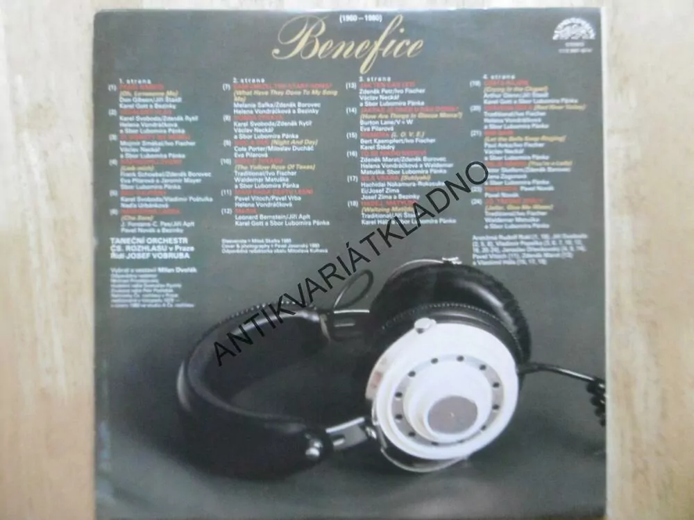 BENEFICE- KAREL GOTT, HÁLA, MATUŠKA, NECKÁŘ, NOVÁK, PILAROVÁ, URBÁNKOVÁ, VONDRÁČKOVÁ, ŠTĚDRÝ, ZAGOROVÁ, ZÍMA, 2X LP