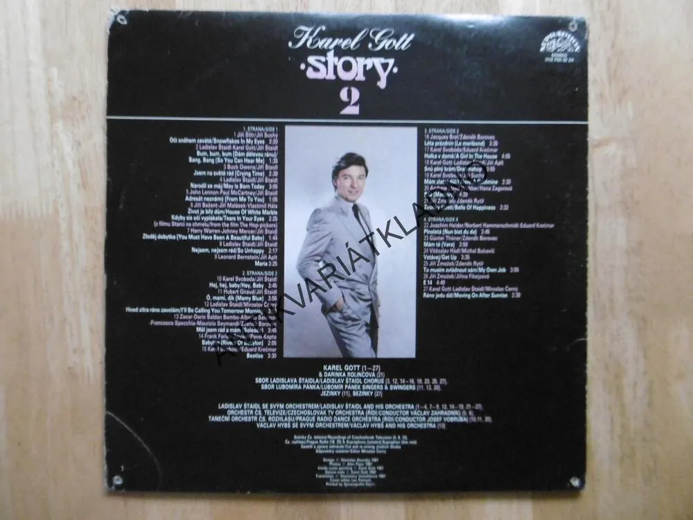 KAREL GOTT, STORY 2, 2 LP, obal