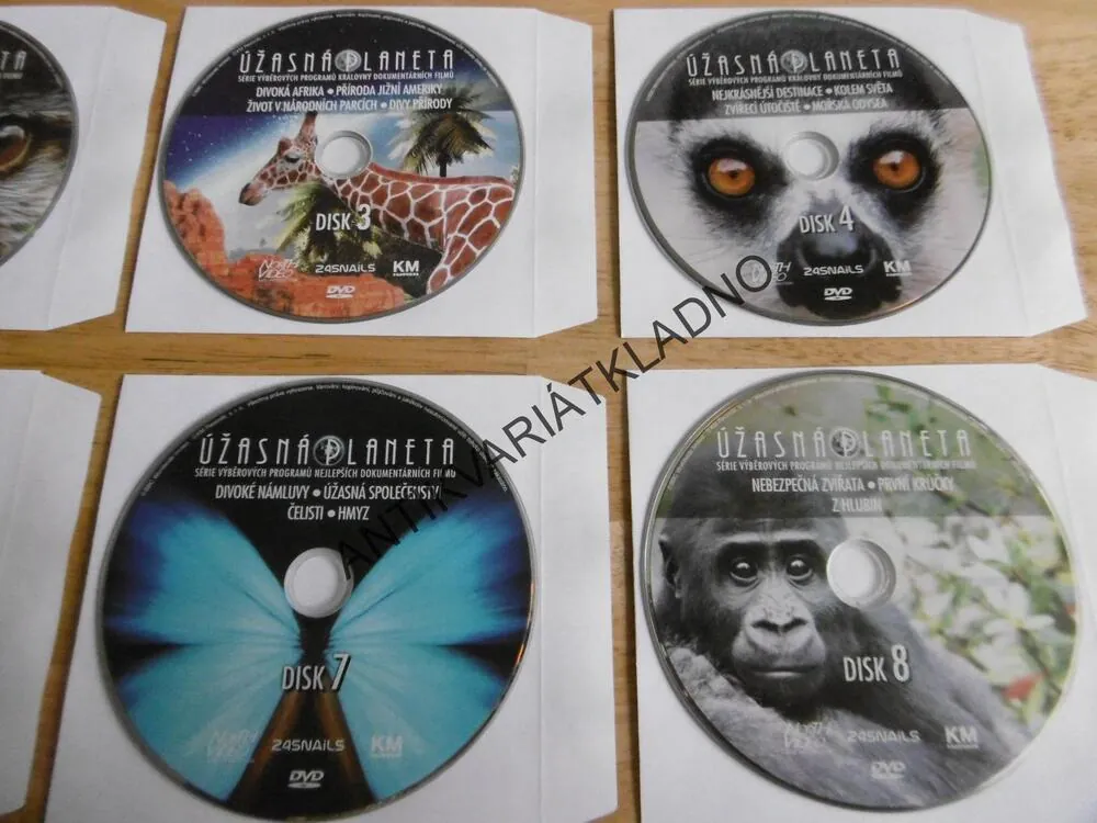 ÚŽASNÁ PLANETA, 1-8, DVD FILM