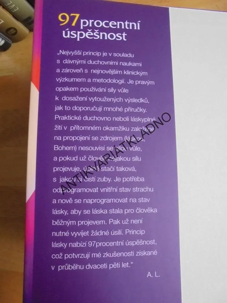 NEJVYŠŠÍ PRINCIP, CESTA OD STRACHU K LÁSCE,LOYD