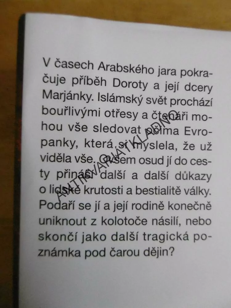 ARABSKÁ KREV, TANYA VALKOVÁ, **an