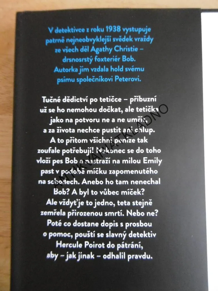 NĚMÝ SVĚDEK, AGATHA CHRISTIE, HERCULE POIROT, **an