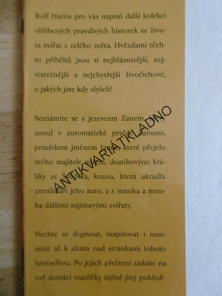 ZVÍŘECÍ ZPŮSOBY, ROLF HARRIS, **an