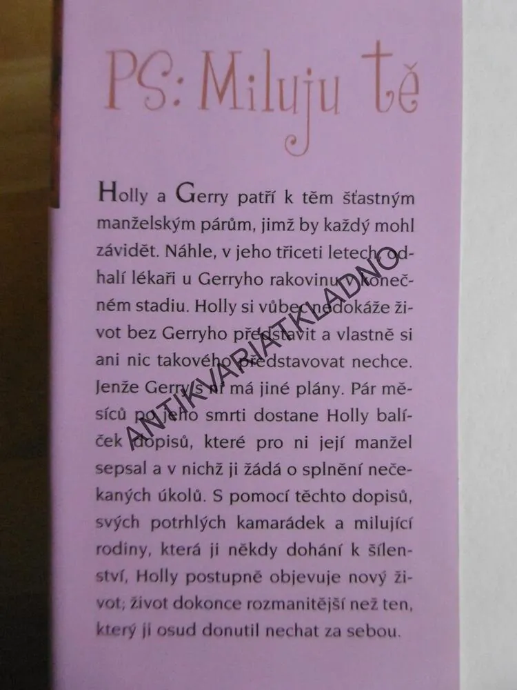 PS: MILUJU TĚ, CECELIA AHERNOVÁ, **an