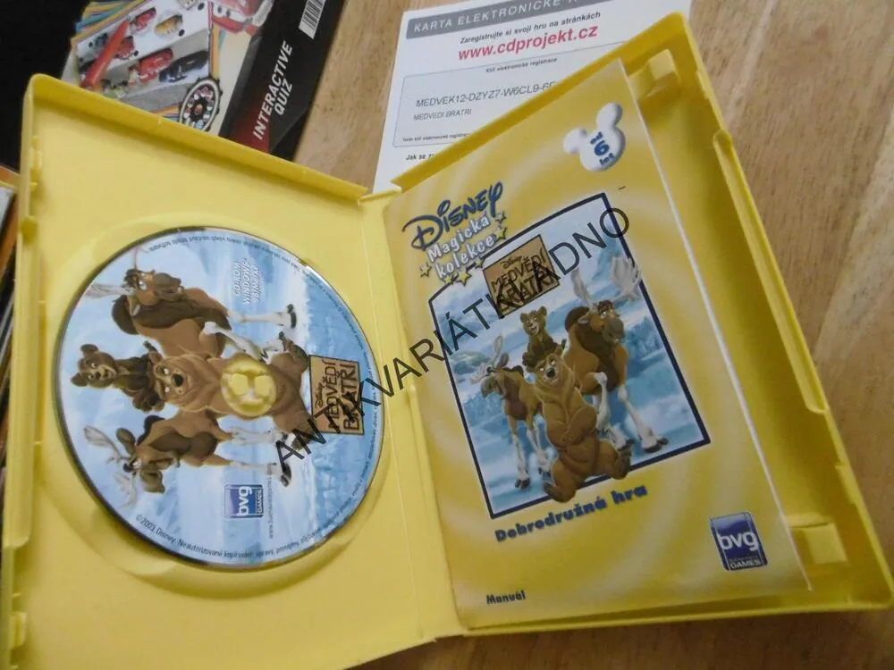 MEDVĚDÍ BRATŘI, DVD FILM
