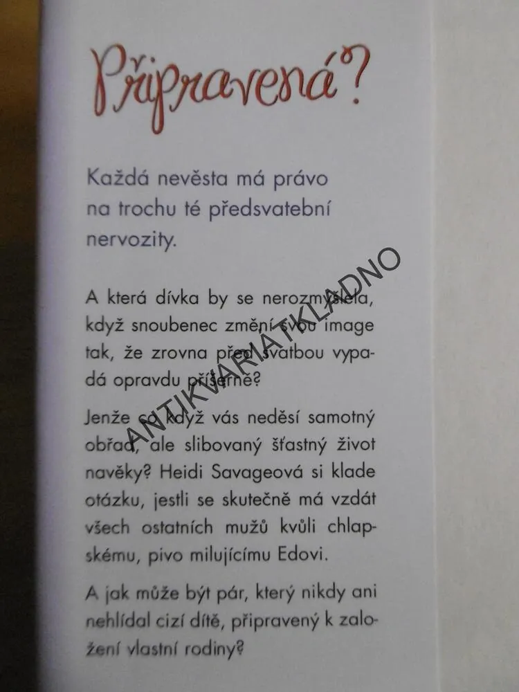 PŘIPRAVENÁ? CHRIS MANBY, **an