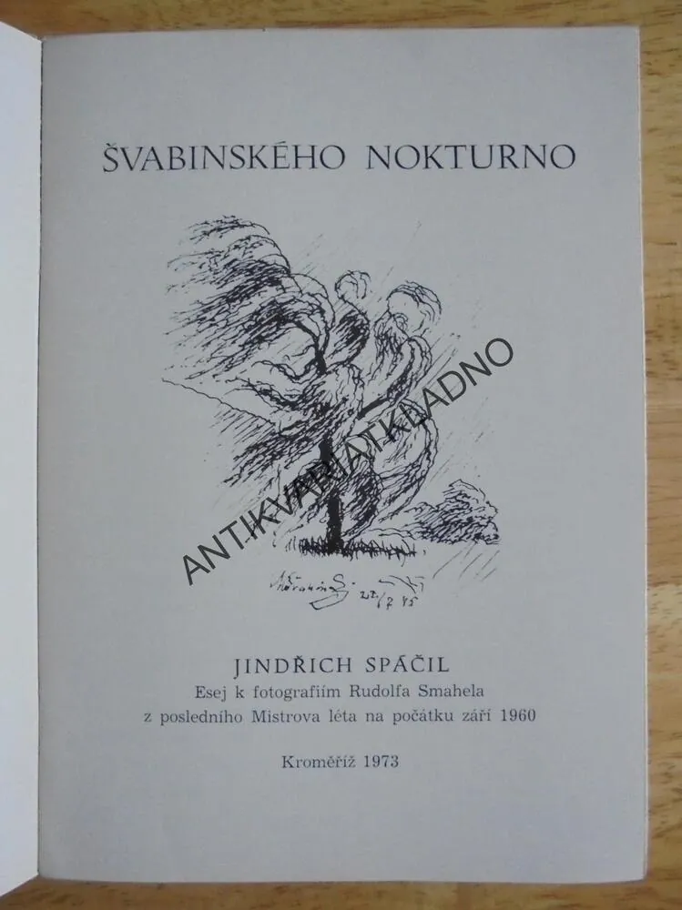 ŠVABINSKÉHO NOKTURNO,JINDŘICH SPÁČIL,RUDOLF SMAHEL