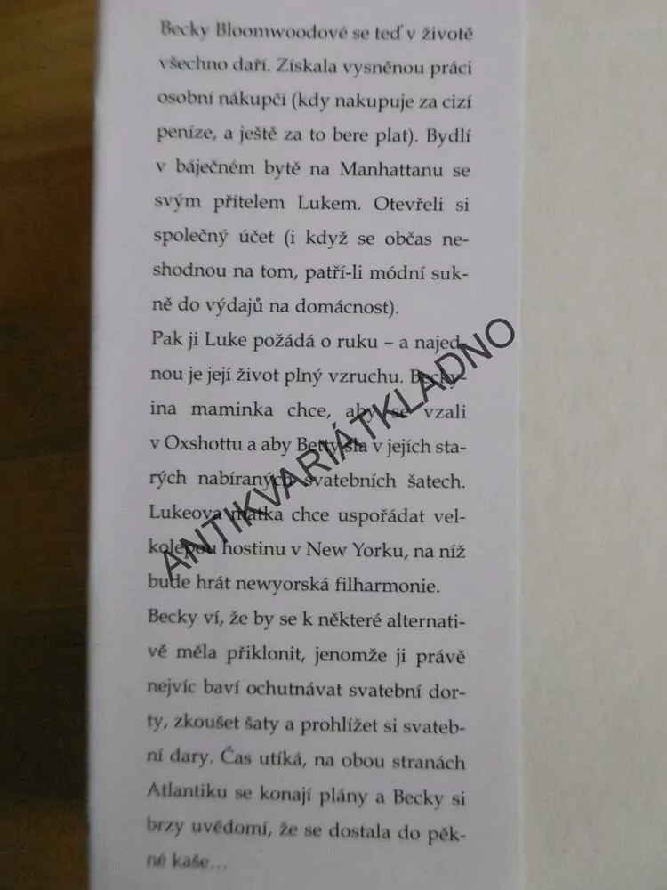 BÁJEČNÉ NAKUPOVÁNÍ PŘED SVATBOU, SOPHIE KINSELLA, **an