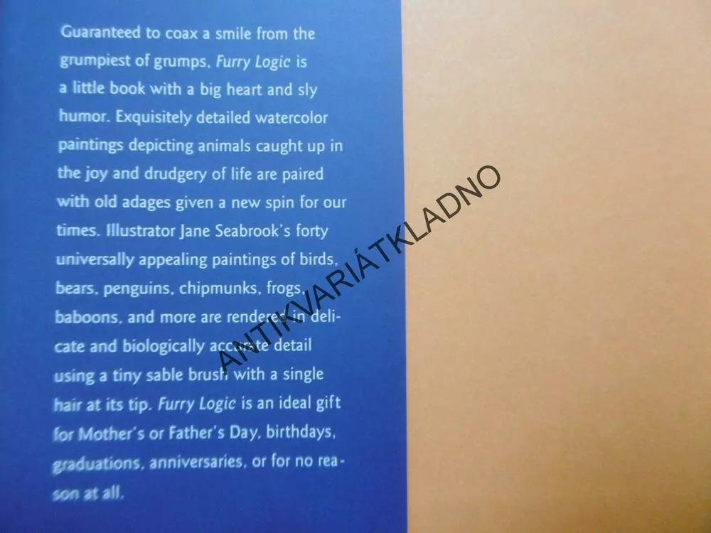 FURRY LOGIC, A GUIDE TO LIFE´S LITTLWE CHALLENGES, JANE SEABROOK, ANGLICKY, **an