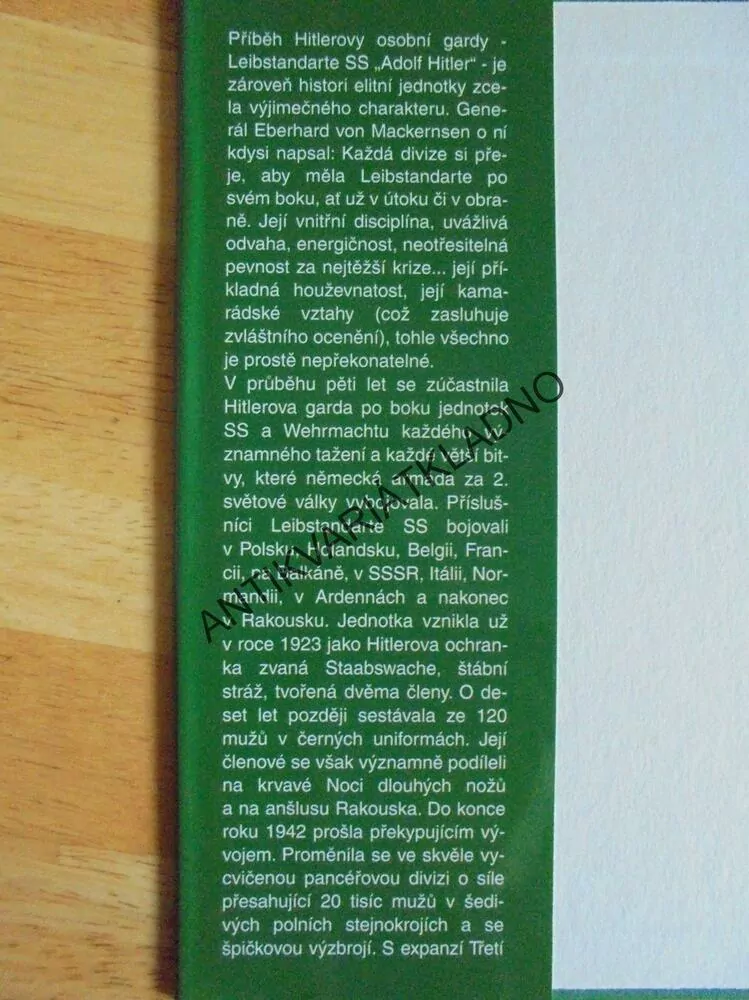 HITLEROVY ELITNÍ JEDNOTKY, LUCAS COOPER, **an