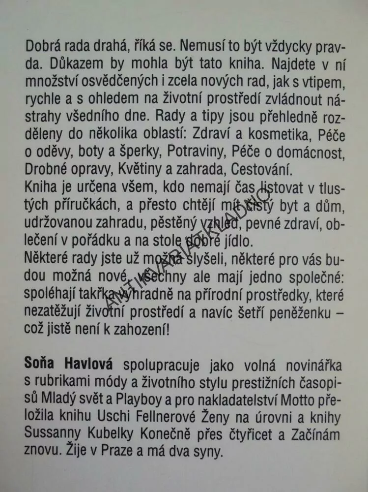JAK TO VŠECHNO ZVLÁDNU,DOMÁCNOST, ZAHRADU, VZHLED AJ. PSYCHOLOGIE, **an