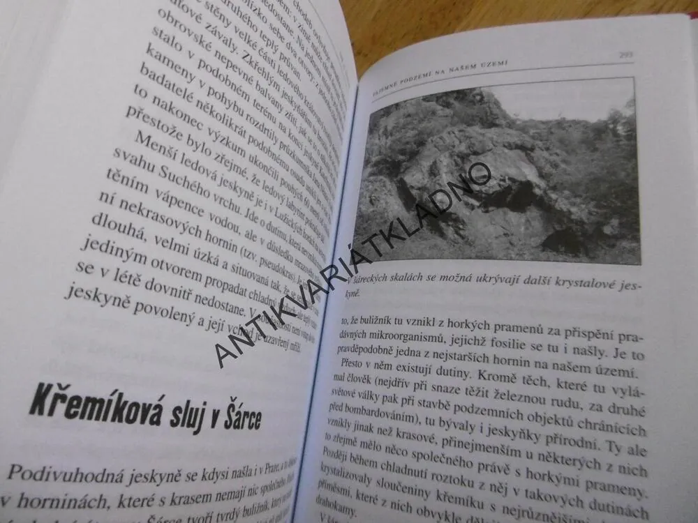 TAJEMNÉ PODZEMÍ NA NAŠEM ÚZEMÍ, JAN A. NOVÁK, **an