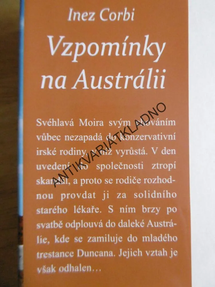 VZPOMÍNKY NA AUSTRÁLII, INEZ CORBI, **an