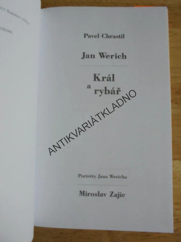 KRÁL A RYBÁŘ, JAN WERICH, CHRASTIL