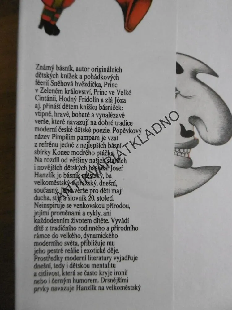PIMPILIM PAMPAM, JOSEF HANZLÍK, PACOVSKÁ, **an