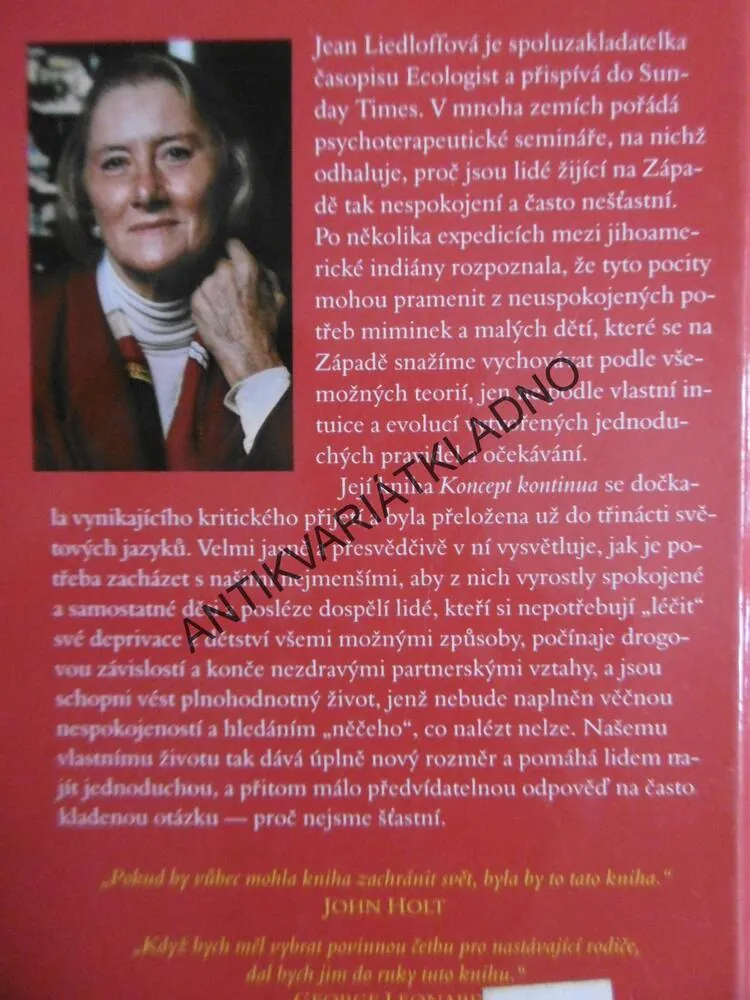 KONCEPT KONTINUA, JEAN LEDLOFFOVÁ, **an