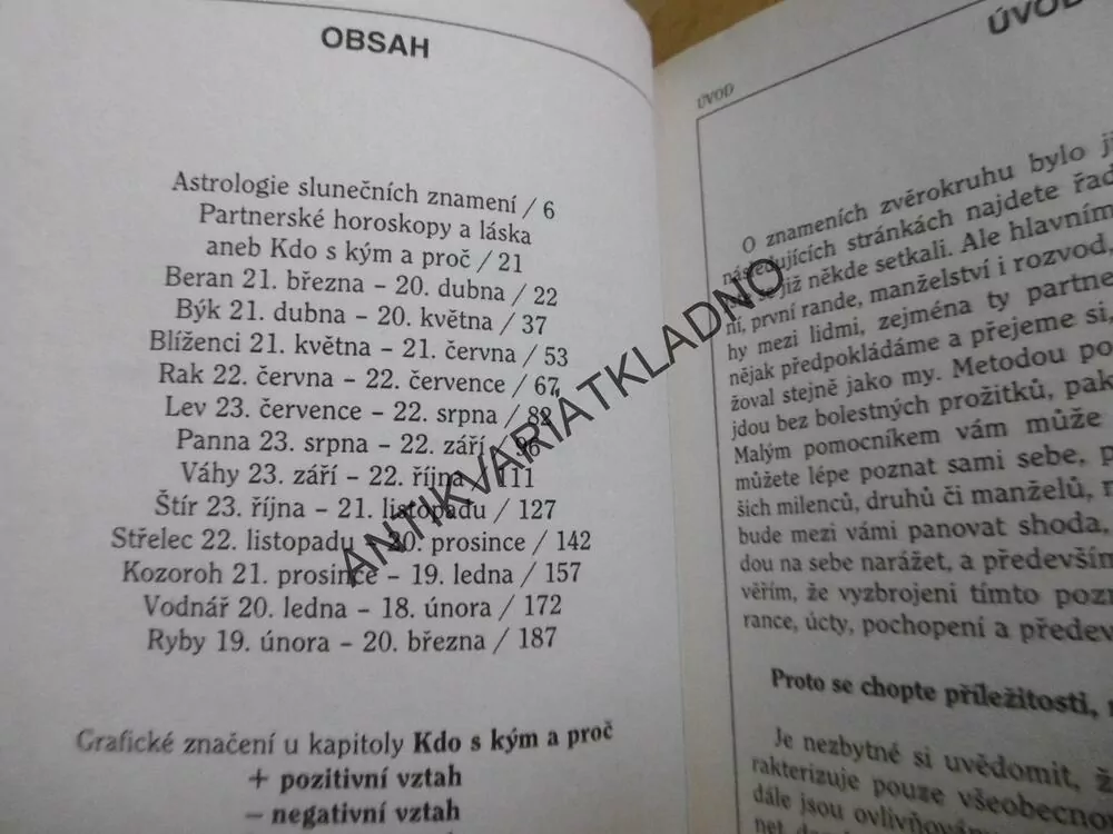 HOROSKOPY, HODÍME SE K SOBĚ?, **an