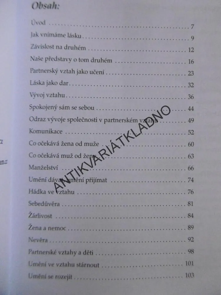 PARTNERSKÉ VZTAHY, ZDENKA BLECHOVÁ, **an
