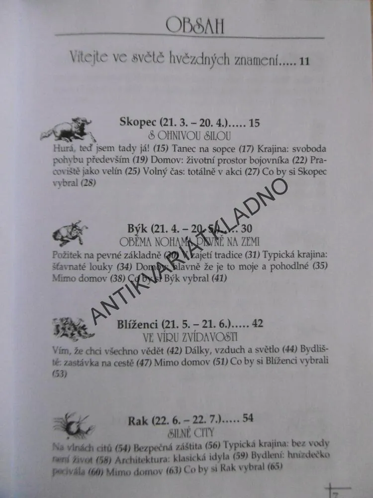 VE HVĚZDÁCH STOJÍ PSÁNO..., ASTROLOGICKÝ MÍSTOPIS, ROGERSOVÁ, **an