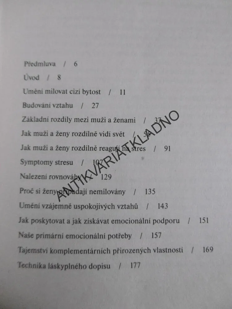 MARS, VENUŠE A JEJICH VZTAHY, JOHN GRAY, **an