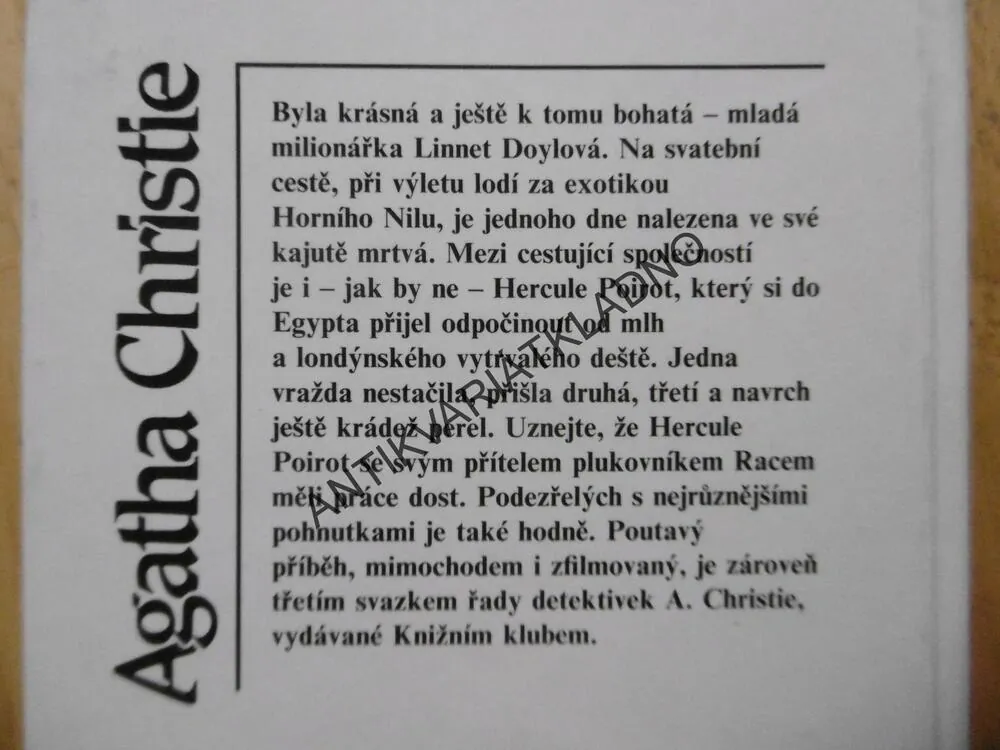 SMRT NA NILU, AGATHA CHRISTIE, **an