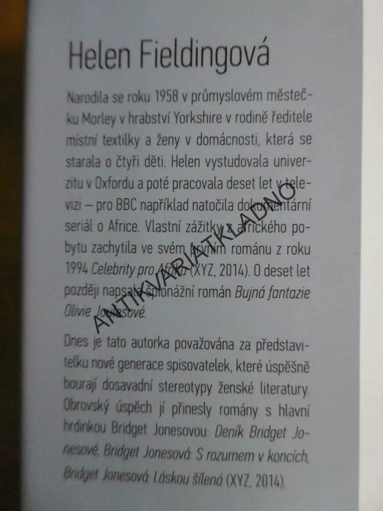 BUJNÁ FANTAZIE OLIVIE JOULESOVÉ, HELEN FIELDINGOVÁ, **an