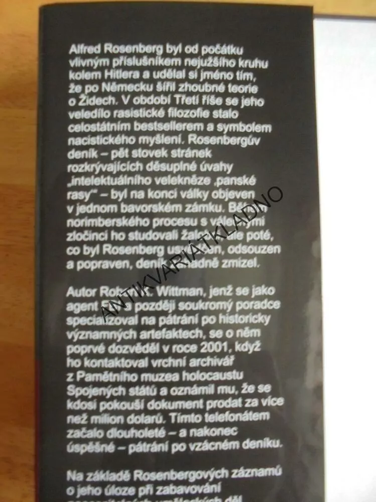 ĎÁBLŮV DENÍK, ROSENBERG, UKRADENÉ TAJEMSTVÍ 3.ŘÍŠE