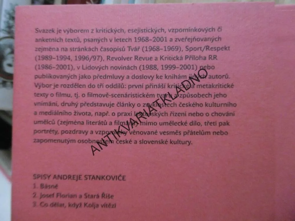 CO DĚLAT, KDYŽ KOLJA VÍTĚZÍ, ANDREJ STANKOVIČ, **an