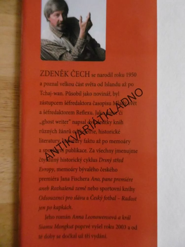 ANNA LEONOWENSOVÁ A KRÁL SIAMU MONGKUT, ZDENĚK ČECH, **an