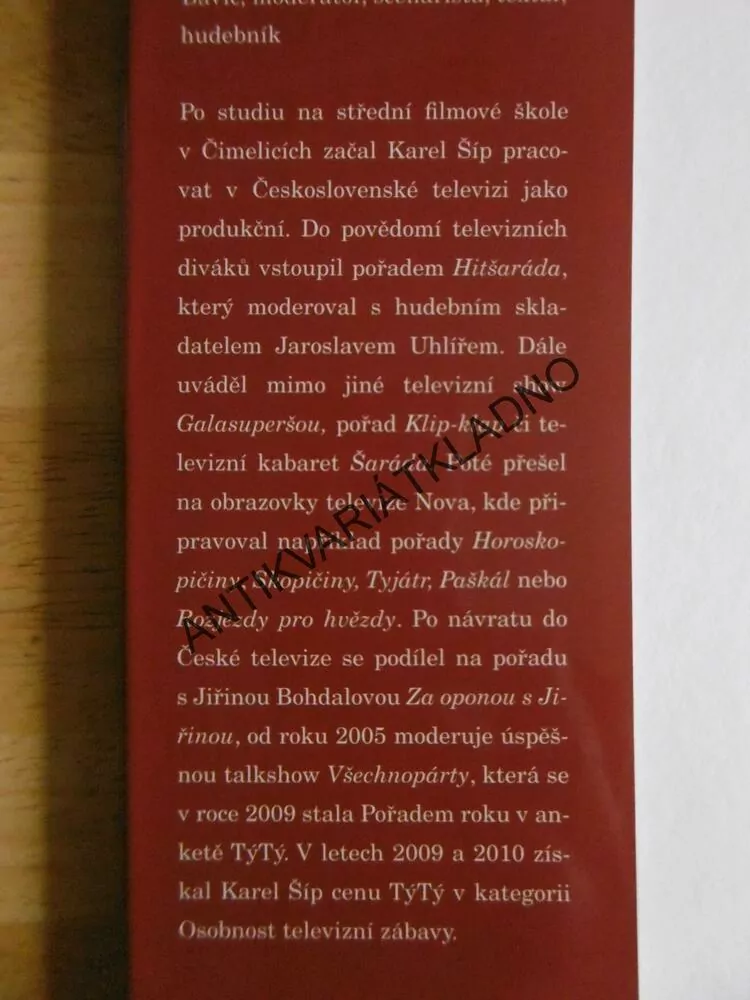 BAVIČ, KAREL ŠÍP