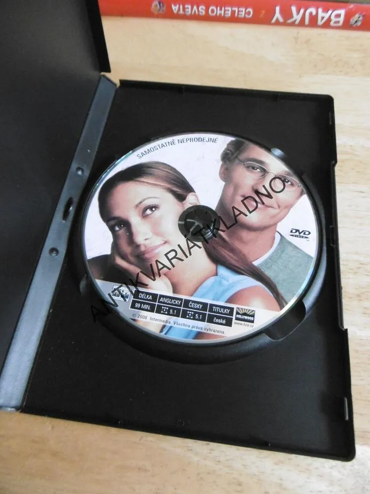 SVATBY PODLE MARY, MATTHEW MCCONAUGHEY, DVD FILM