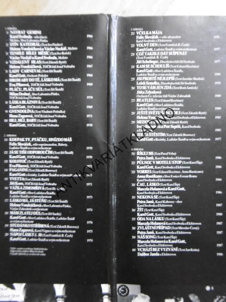 KAREL SVOBODA, PÍSNĚ A FILMOVÉ MELODIE 1966-88, 2 X LP