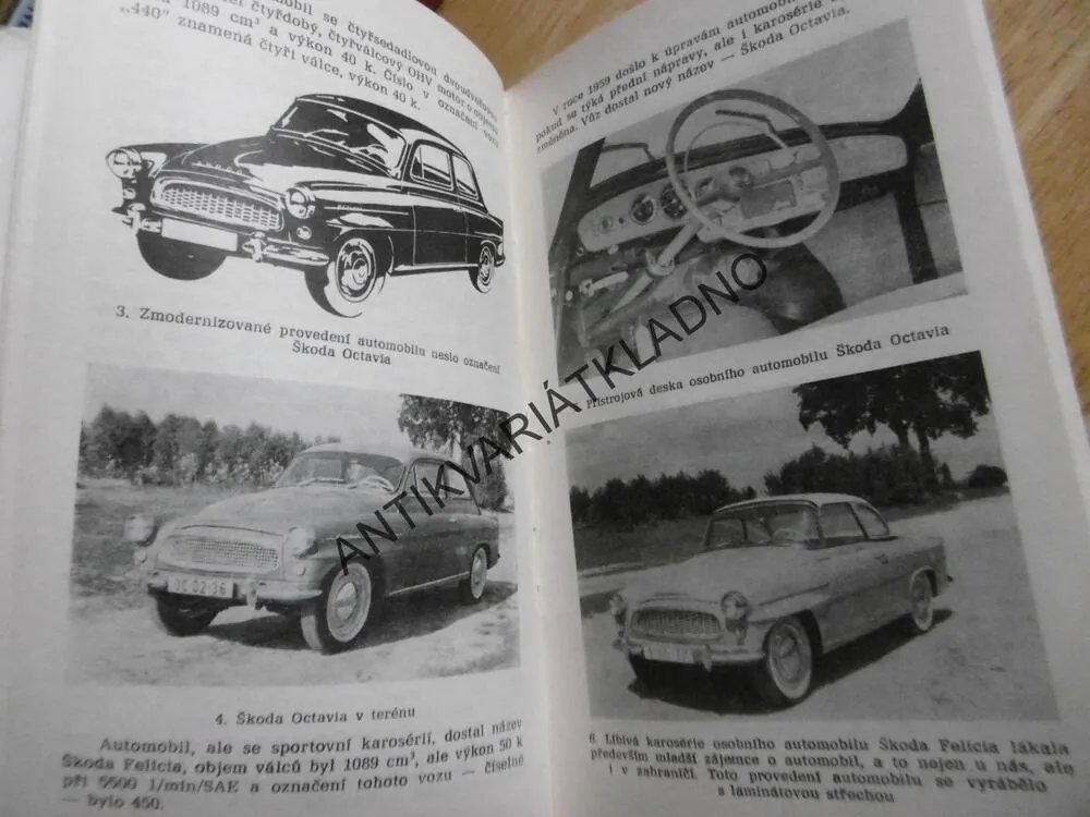 ŠKODA 440 AŽ ŠKODA OCTAVIA COMBI, ÚDRŽBA, SEŘIZOVÁNÍ A OPRAVY, CEDRYCH, ŠTILEC, **an