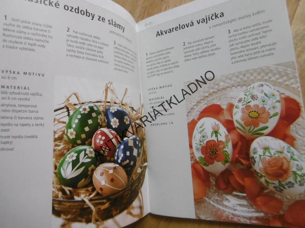 VELIKONOČNÍ VAJÍČKO, VELIKONOCE, RŮZNÉ ZPŮSOBY ZDOBENÍ