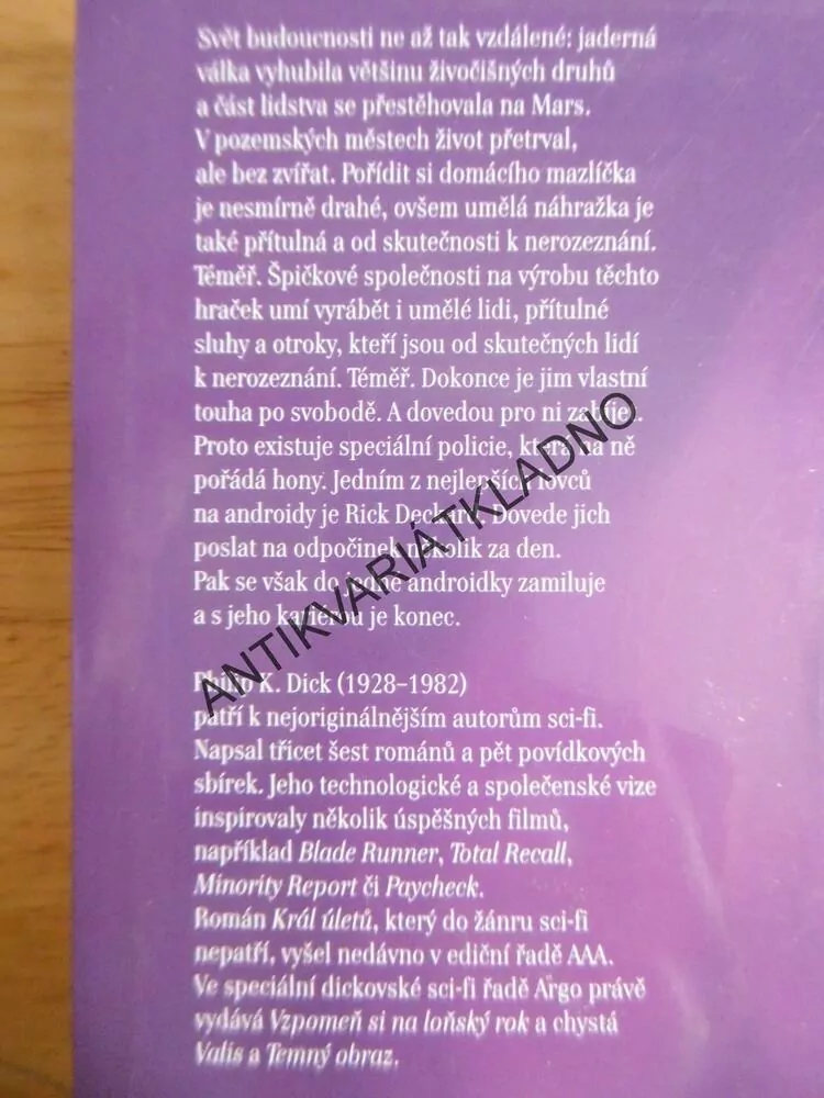 BLADE RUNNER, PHILIP K. DICK, **an