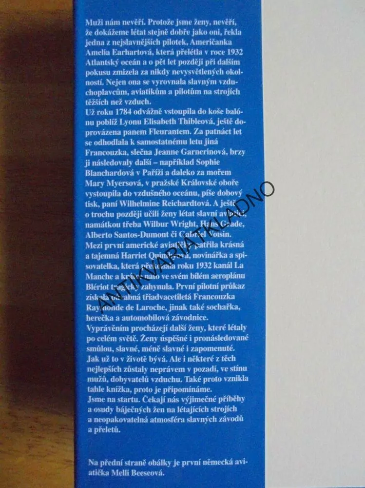 BÁJEČNÉ ŽENY NA LÉTAJÍCÍCH STROJÍCH,LETECTVÍ, DITRYCH, **an