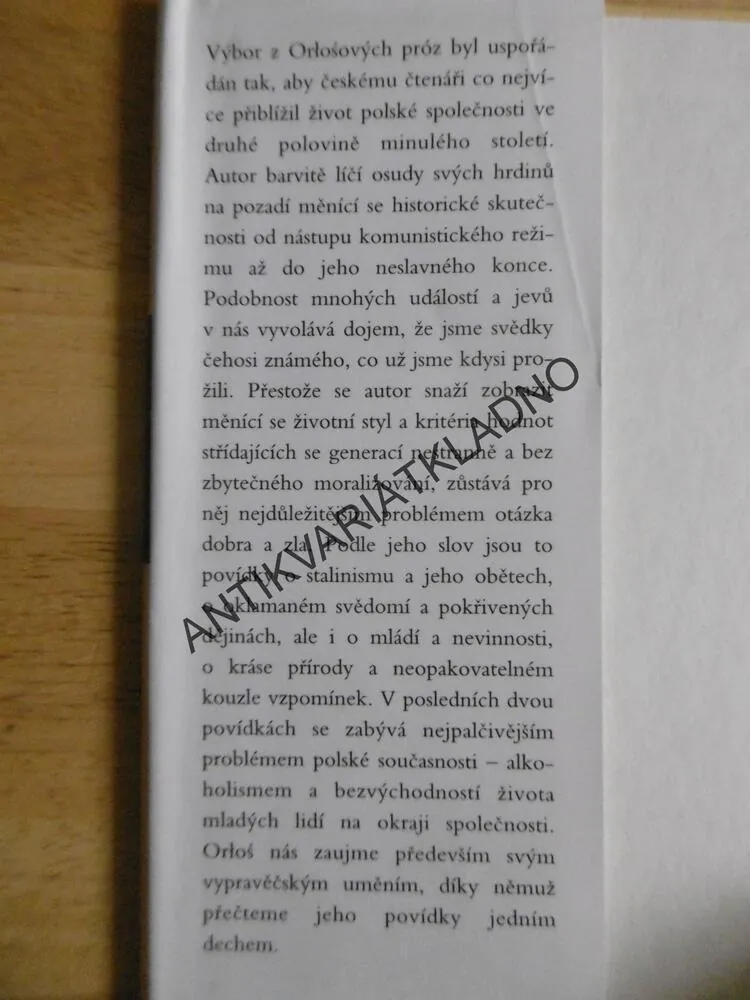 SMRT CIKÁNSKÉHO KRÁLE, KAZIMIERZ ORLOS, **an