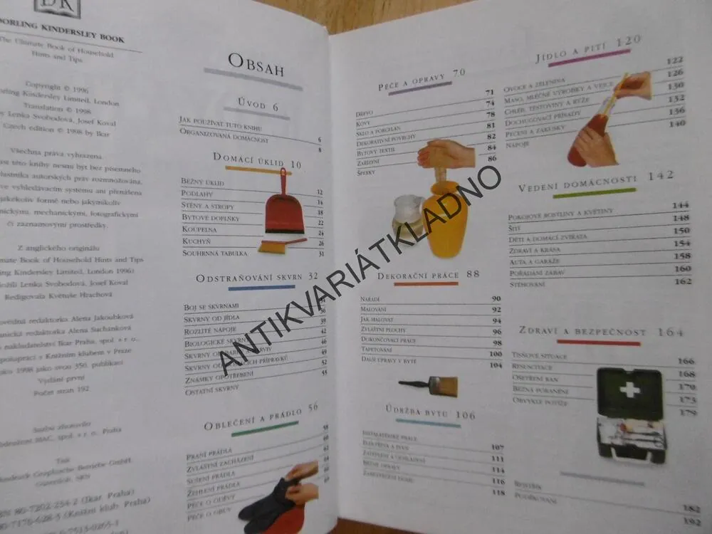 RADY A TIPY PRO DOMÁCNOST, VÍCE NEŽ 2000 NÁPADITÝCH ŘEŠENÍ BĚŽNÝCH PROBLÉMŮ V DOMÁCNOSTI, HOBBY, DOMÁCNOST, **an