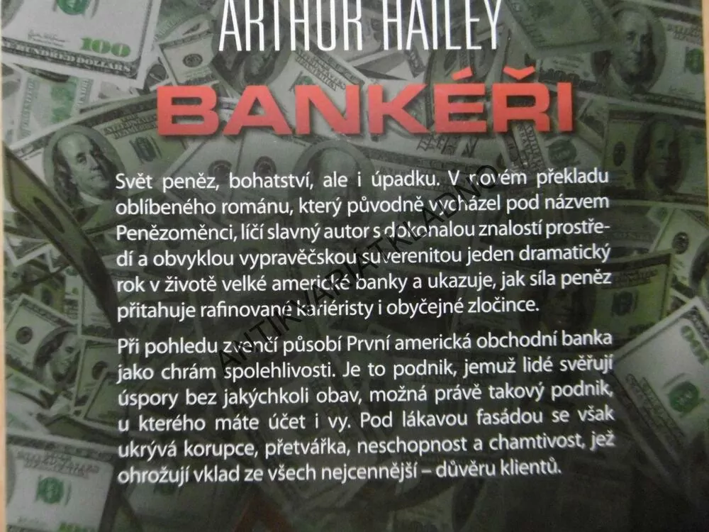 BANKÉŘI, ARTHUR HAILEY, **an