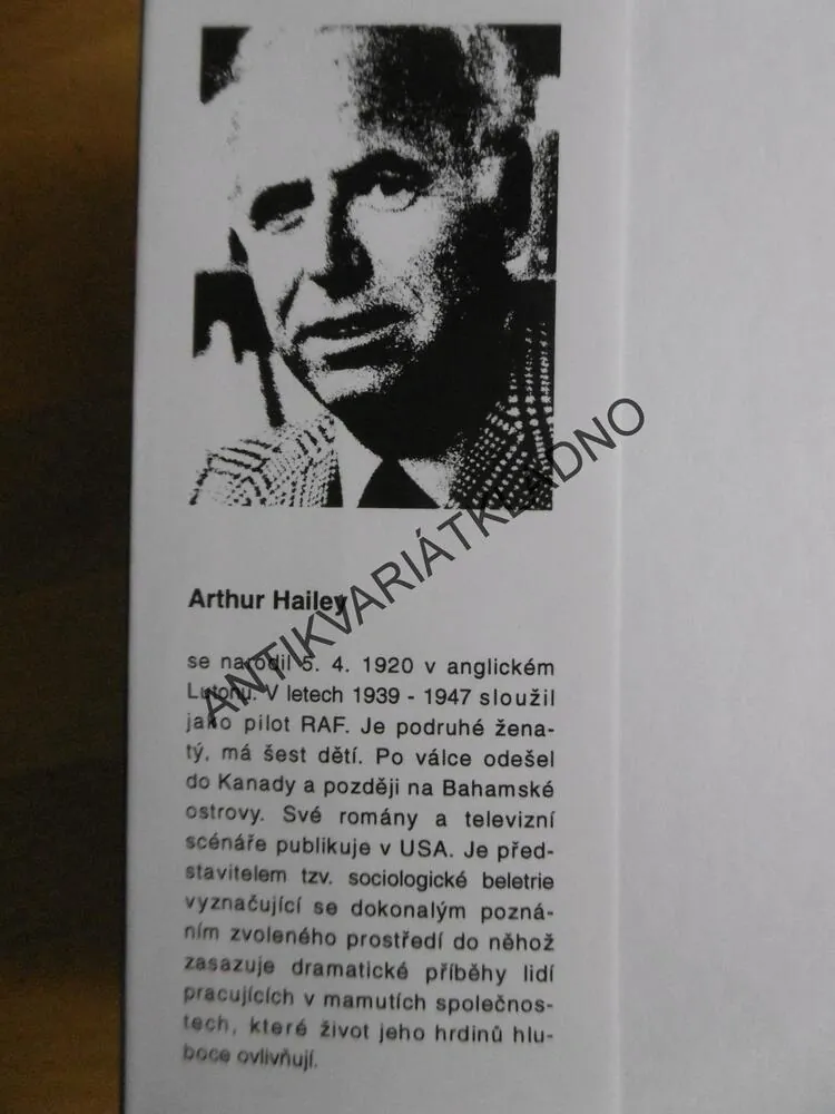PŘETÍŽENÍ, ARTHUR HAILEY, **an