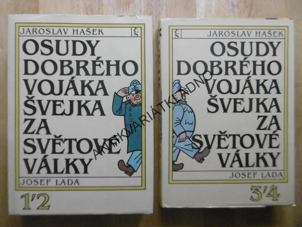OSUDY DOBRÉHO VOJÁKA ŠVEJKA, ŠVEJK, JAROSLAV HAŠEK, JOSEF LADA, 1-4, **an