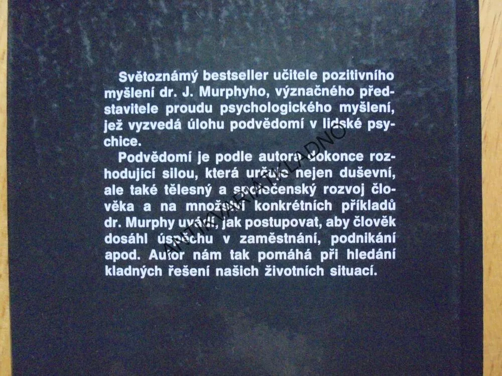 MOC PODVĚDOMÍ, JOSEPH MURPHY, **an