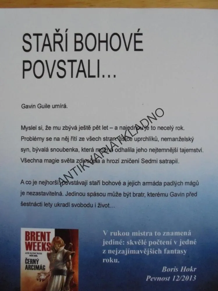 OSLNIVÁ ČEPEL, BRENT WEEKS,SVĚTLONOŠ 2., NOČNÍ ANDĚL
