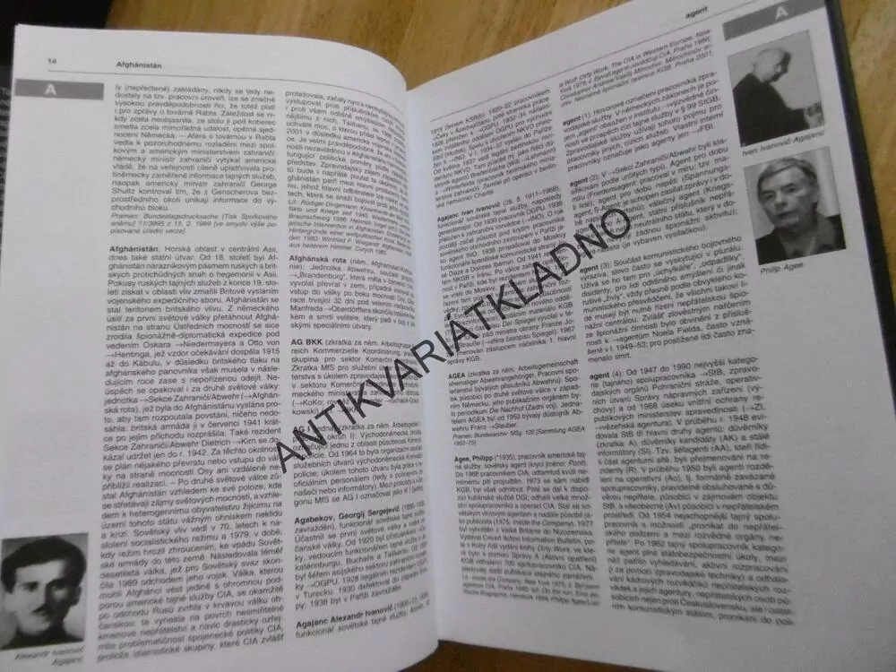 ENCYKLOPEDIE TAJNÝCH SLUŽEB VE 20.STOLETÍ, HELMUT ROEWER, **an