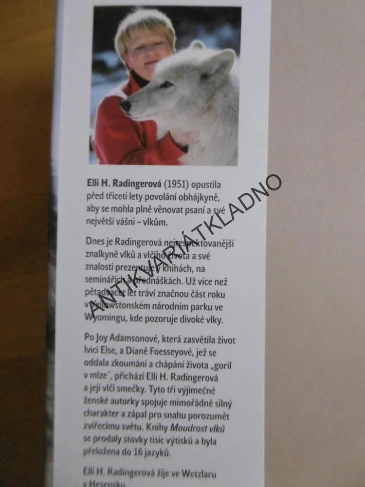 MOUDROST VLKŮ, ELLI H. RADINGEROVÁ, **an