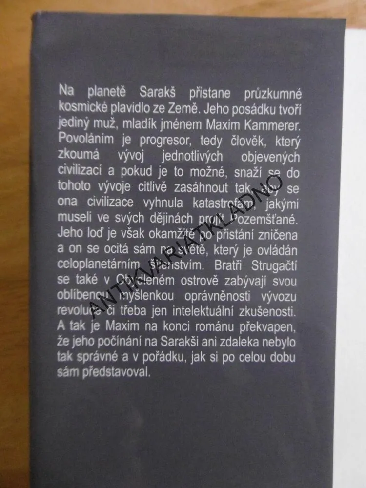 OBYDLENÝ OSTROV, ARKADIJ A BORIS STRUGAČTÍ, **an