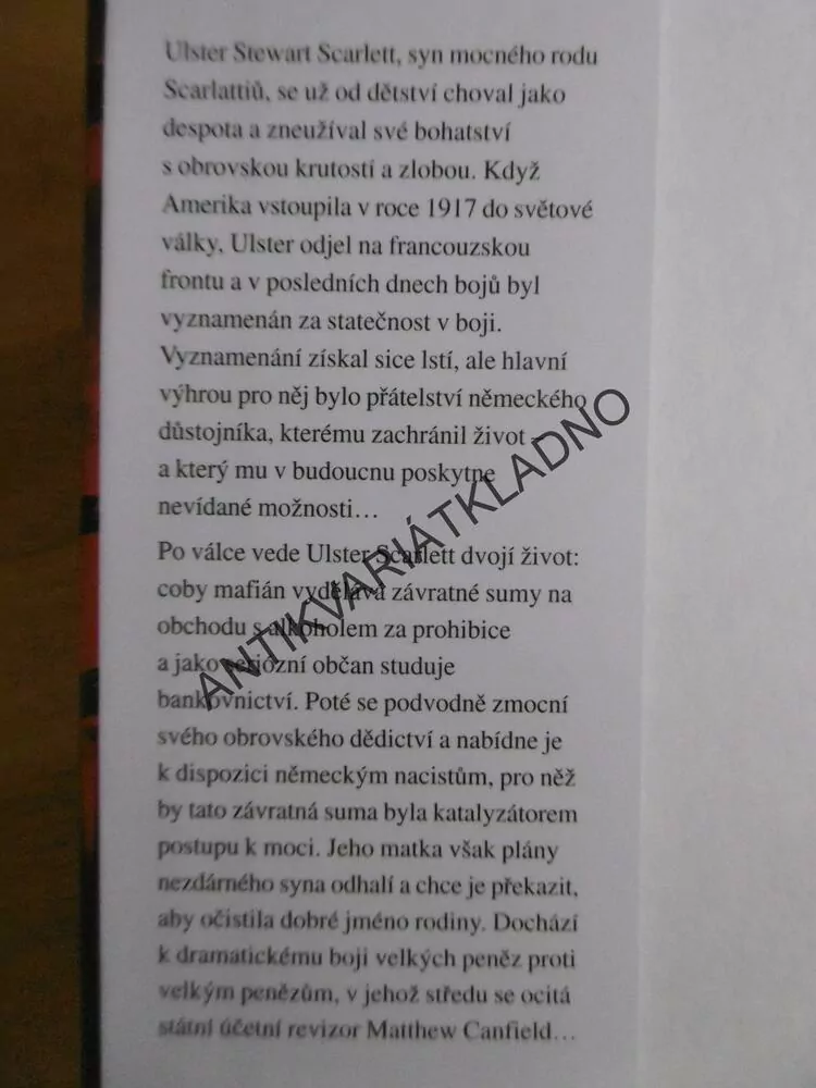 DĚDICTVÍ SCARLATTŮ, ROBERT LUDLUM, **an