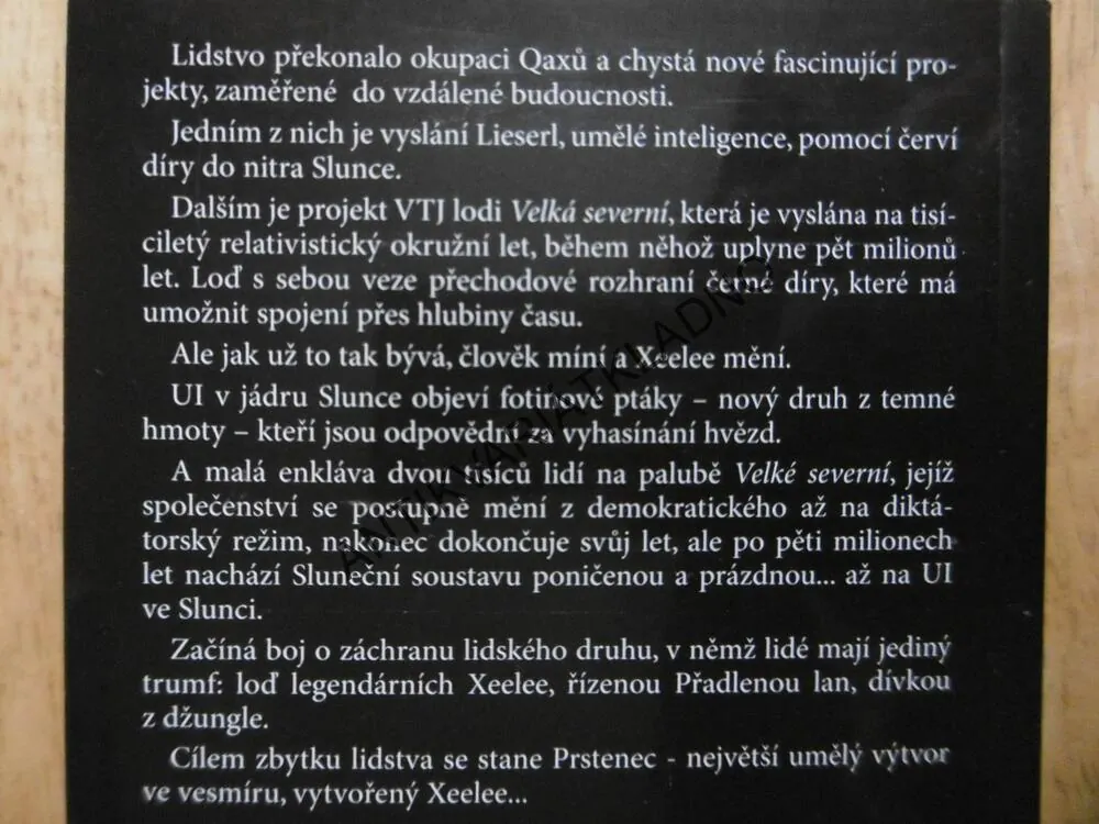 PRSTENEC, STEPHEN BAXTER, **an