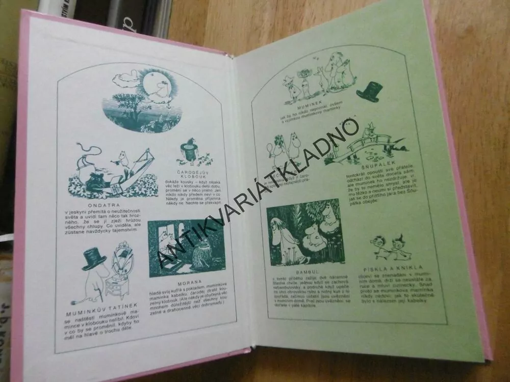 ČARODĚJŮV KLOBUK, PŘÍBĚHY O SKŘÍTCÍCH MUMINECH, MUMÍNCI, TOVE JANSSONOVÁ, **an