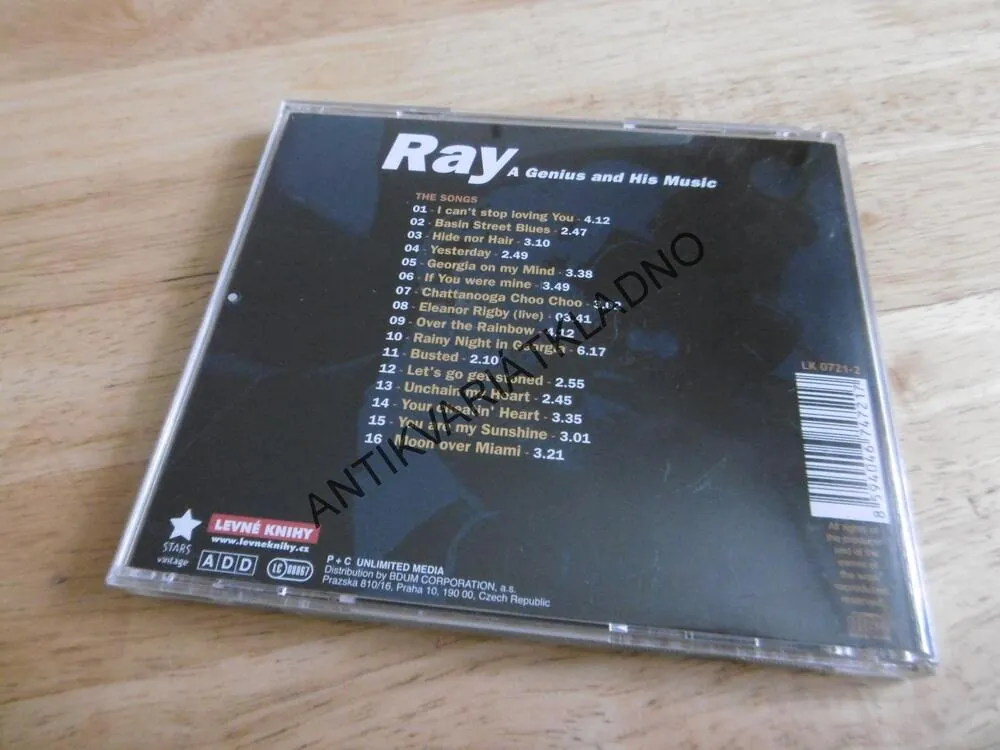 RAY CHARLES, A GENIUS AND HIS MUSIC, CD